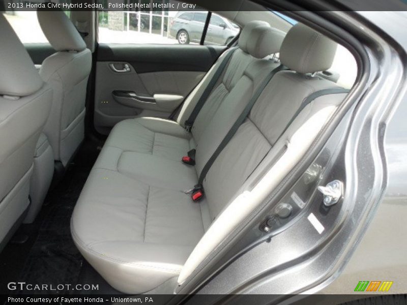 Rear Seat of 2013 Civic Hybrid Sedan
