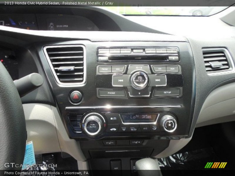 Controls of 2013 Civic Hybrid Sedan