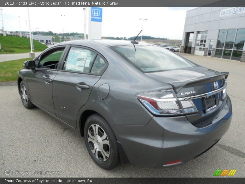 Polished Metal Metallic / Gray 2013 Honda Civic Hybrid Sedan