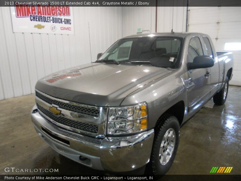 Graystone Metallic / Ebony 2013 Chevrolet Silverado 1500 LT Extended Cab 4x4