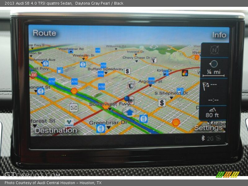 Navigation of 2013 S8 4.0 TFSI quattro Sedan