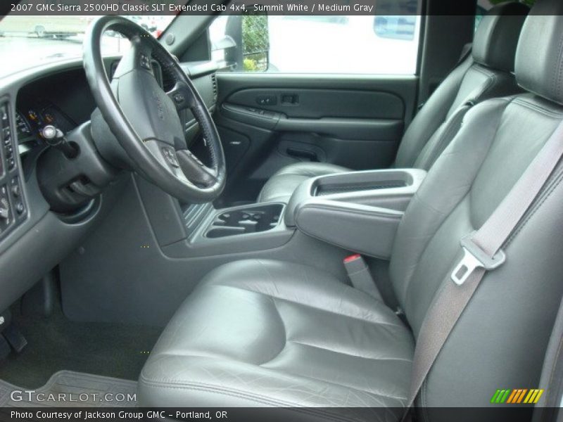 Summit White / Medium Gray 2007 GMC Sierra 2500HD Classic SLT Extended Cab 4x4