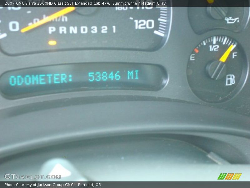 Summit White / Medium Gray 2007 GMC Sierra 2500HD Classic SLT Extended Cab 4x4