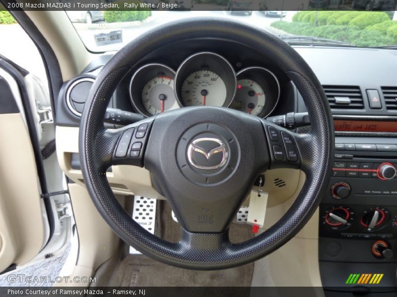  2008 MAZDA3 i Touring Sedan Steering Wheel