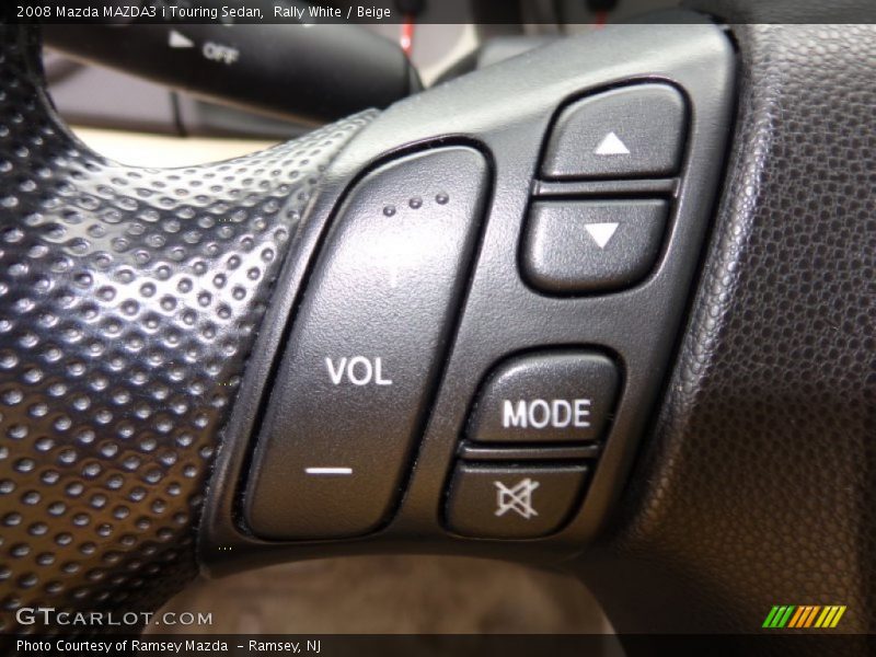 Controls of 2008 MAZDA3 i Touring Sedan