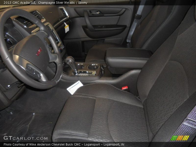 Champagne Silver Metallic / Ebony 2013 GMC Acadia SLE