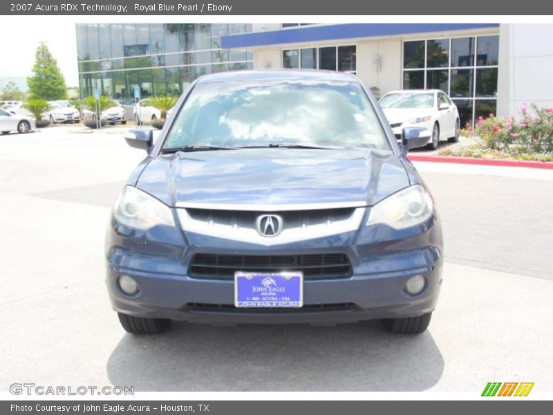 Royal Blue Pearl / Ebony 2007 Acura RDX Technology