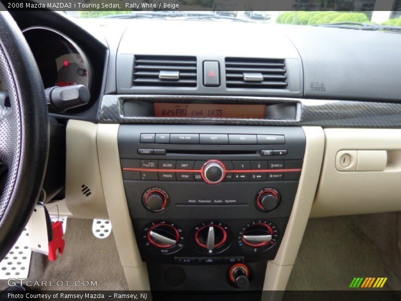 Controls of 2008 MAZDA3 i Touring Sedan