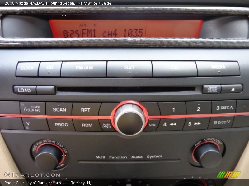 Audio System of 2008 MAZDA3 i Touring Sedan