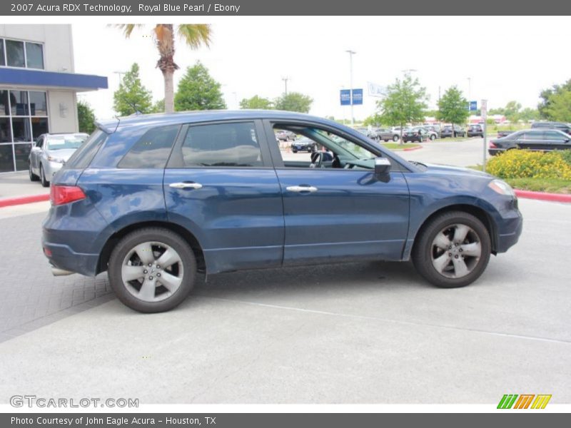 Royal Blue Pearl / Ebony 2007 Acura RDX Technology