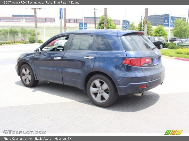 Royal Blue Pearl / Ebony 2007 Acura RDX Technology