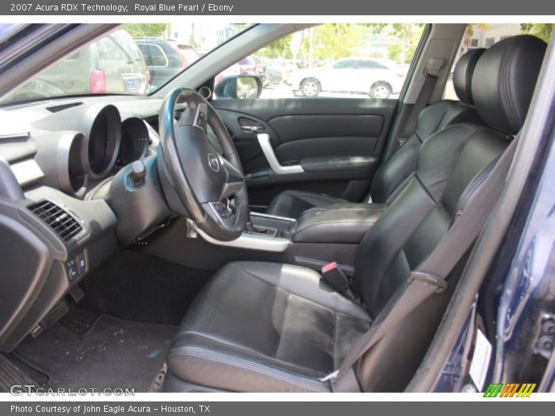Royal Blue Pearl / Ebony 2007 Acura RDX Technology