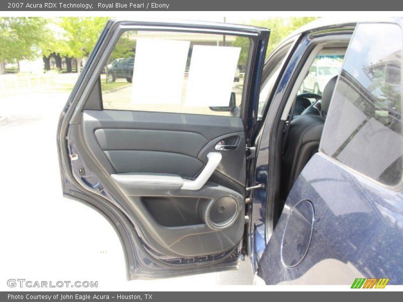 Royal Blue Pearl / Ebony 2007 Acura RDX Technology