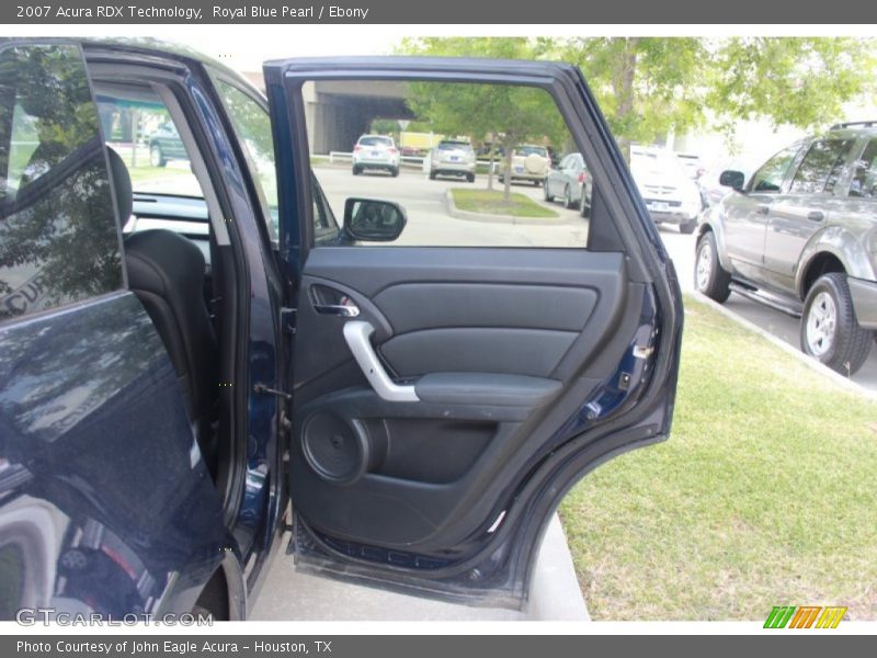 Royal Blue Pearl / Ebony 2007 Acura RDX Technology
