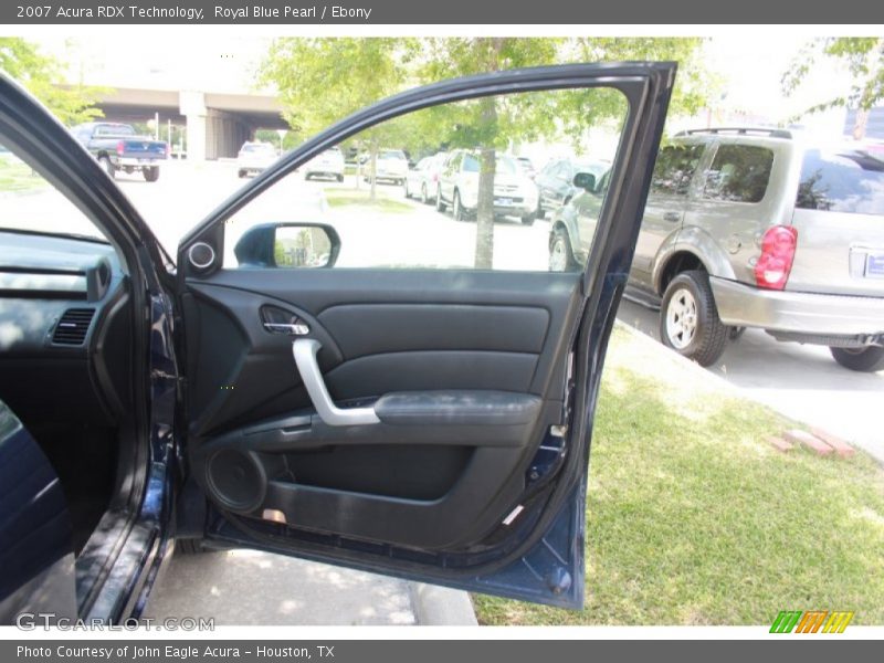 Royal Blue Pearl / Ebony 2007 Acura RDX Technology