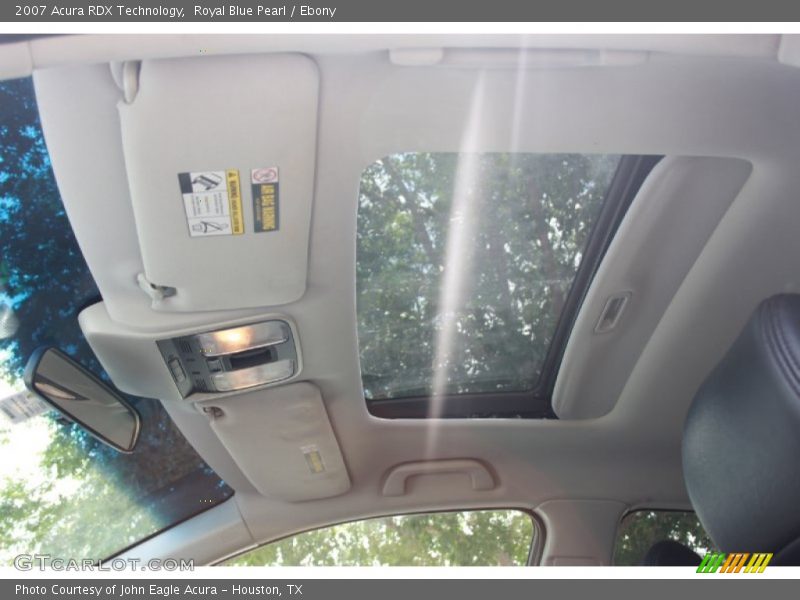 Royal Blue Pearl / Ebony 2007 Acura RDX Technology