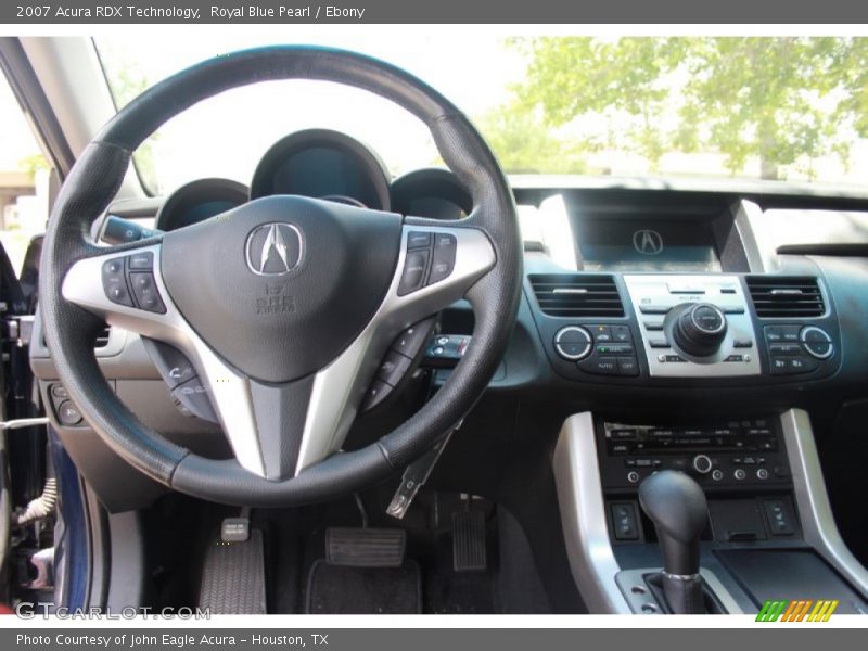 Royal Blue Pearl / Ebony 2007 Acura RDX Technology