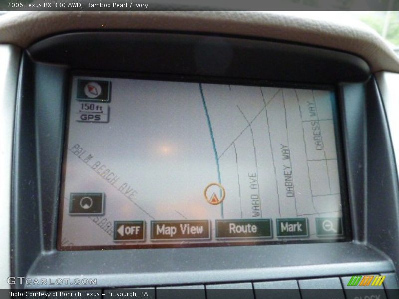 Navigation of 2006 RX 330 AWD