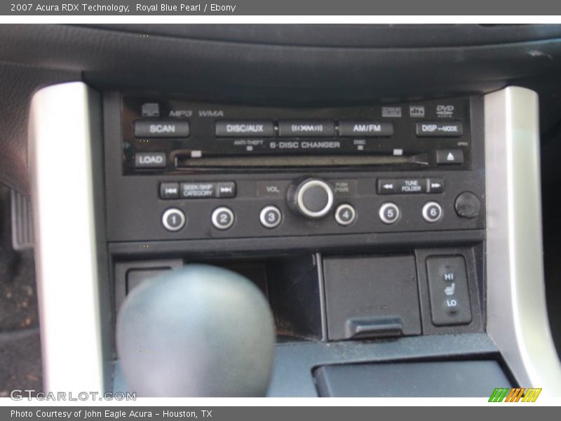 Royal Blue Pearl / Ebony 2007 Acura RDX Technology