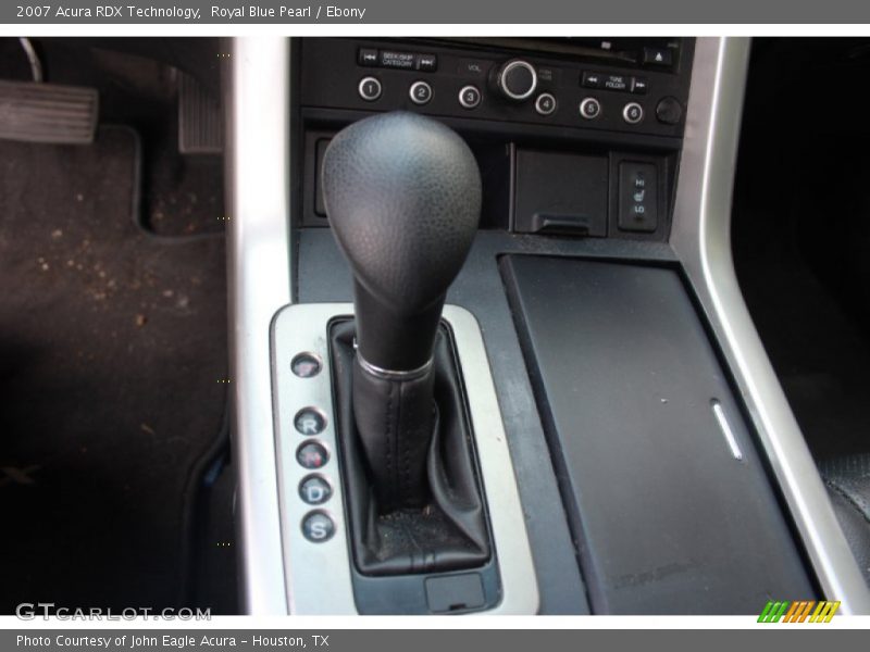 Royal Blue Pearl / Ebony 2007 Acura RDX Technology