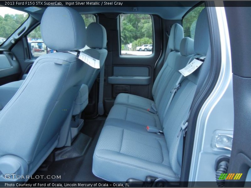 Rear Seat of 2013 F150 STX SuperCab