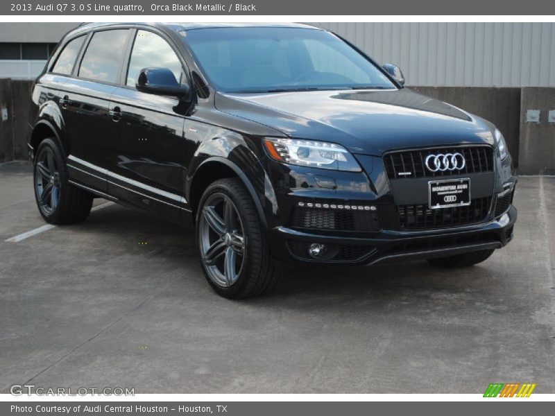 Orca Black Metallic / Black 2013 Audi Q7 3.0 S Line quattro