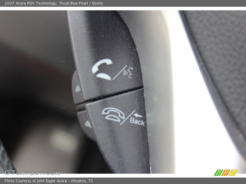 Royal Blue Pearl / Ebony 2007 Acura RDX Technology