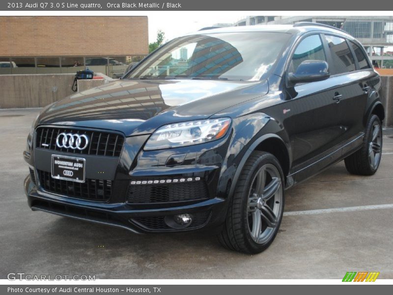 Orca Black Metallic / Black 2013 Audi Q7 3.0 S Line quattro