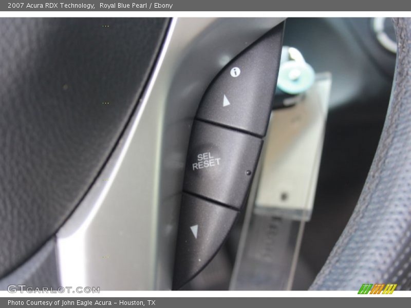 Royal Blue Pearl / Ebony 2007 Acura RDX Technology