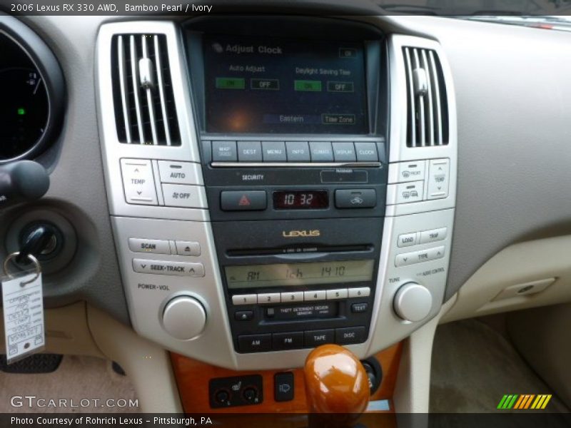 Controls of 2006 RX 330 AWD