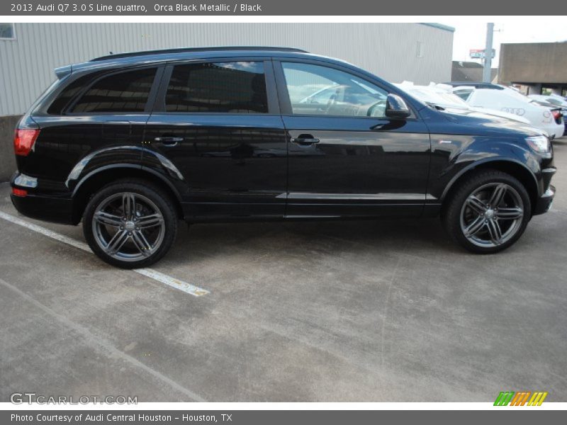 Orca Black Metallic / Black 2013 Audi Q7 3.0 S Line quattro