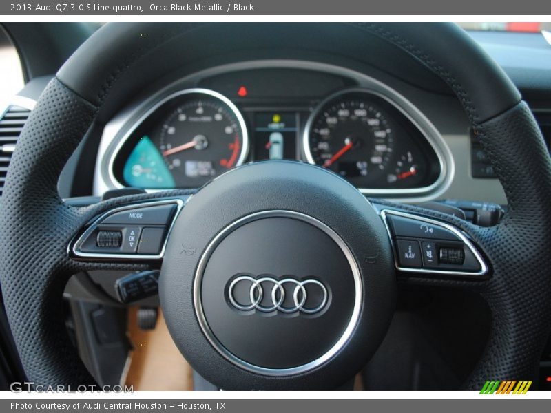 Orca Black Metallic / Black 2013 Audi Q7 3.0 S Line quattro