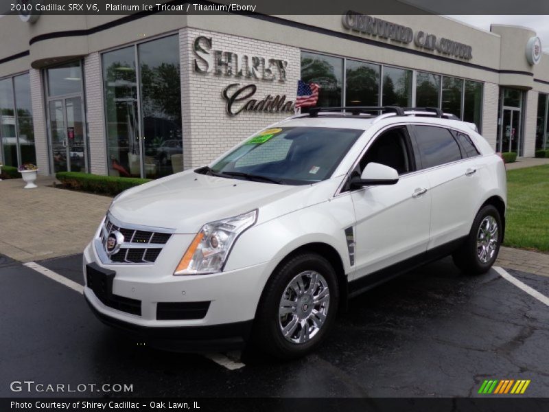 Platinum Ice Tricoat / Titanium/Ebony 2010 Cadillac SRX V6