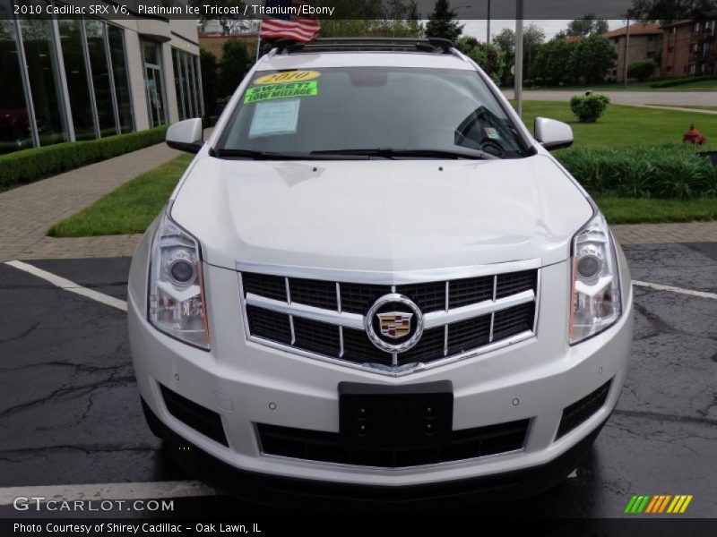 Platinum Ice Tricoat / Titanium/Ebony 2010 Cadillac SRX V6