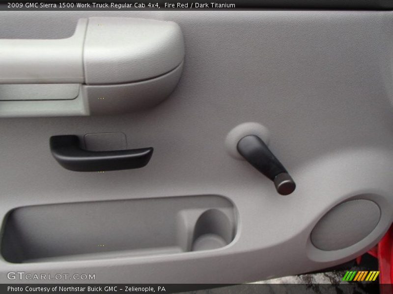 Fire Red / Dark Titanium 2009 GMC Sierra 1500 Work Truck Regular Cab 4x4