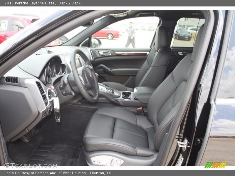  2013 Cayenne Diesel Black Interior