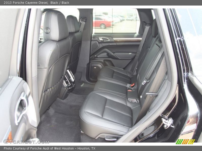 Rear Seat of 2013 Cayenne Diesel