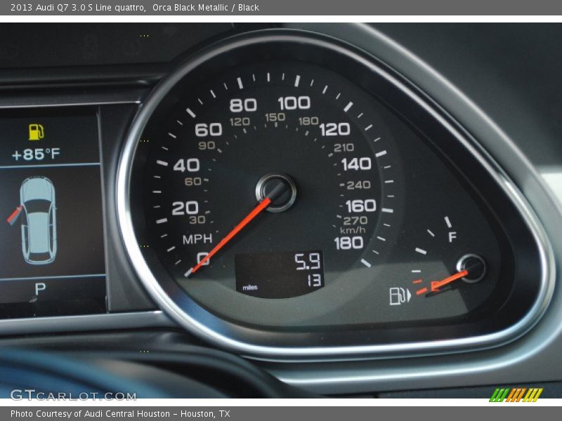 Orca Black Metallic / Black 2013 Audi Q7 3.0 S Line quattro