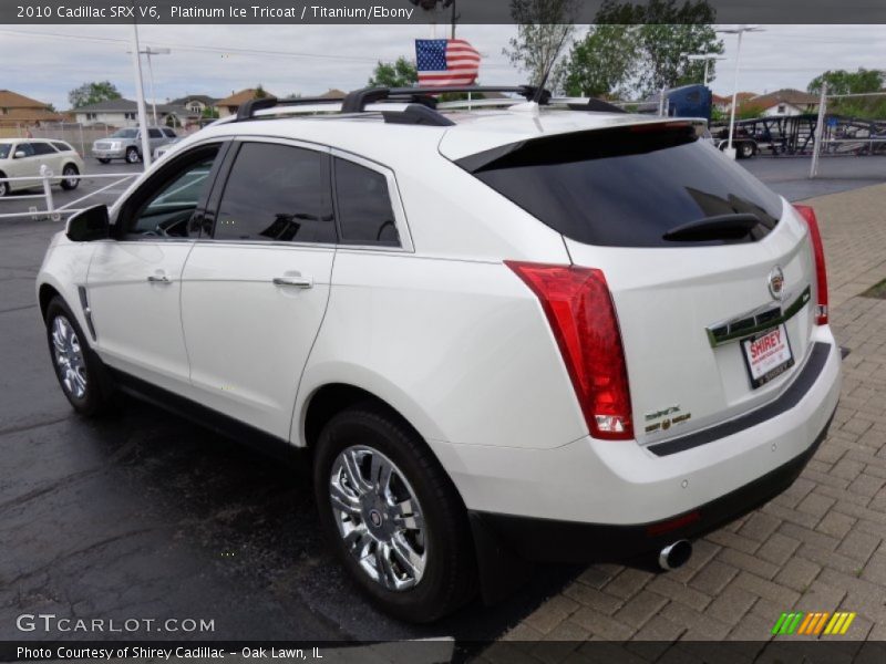 Platinum Ice Tricoat / Titanium/Ebony 2010 Cadillac SRX V6