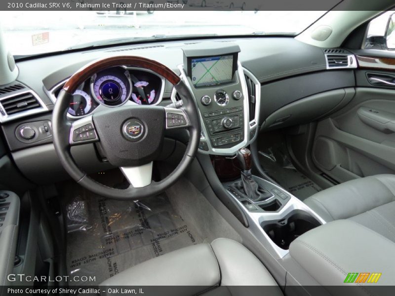 Platinum Ice Tricoat / Titanium/Ebony 2010 Cadillac SRX V6