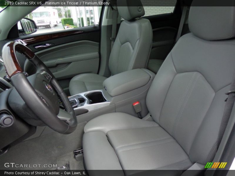 Platinum Ice Tricoat / Titanium/Ebony 2010 Cadillac SRX V6