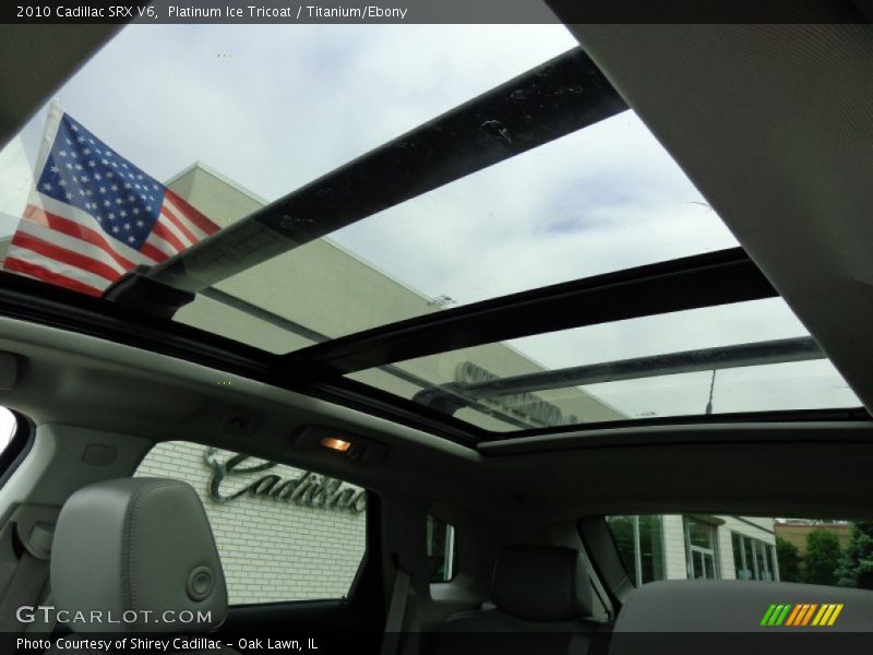 Platinum Ice Tricoat / Titanium/Ebony 2010 Cadillac SRX V6