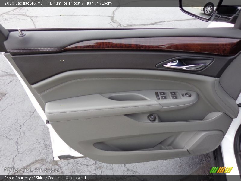 Platinum Ice Tricoat / Titanium/Ebony 2010 Cadillac SRX V6