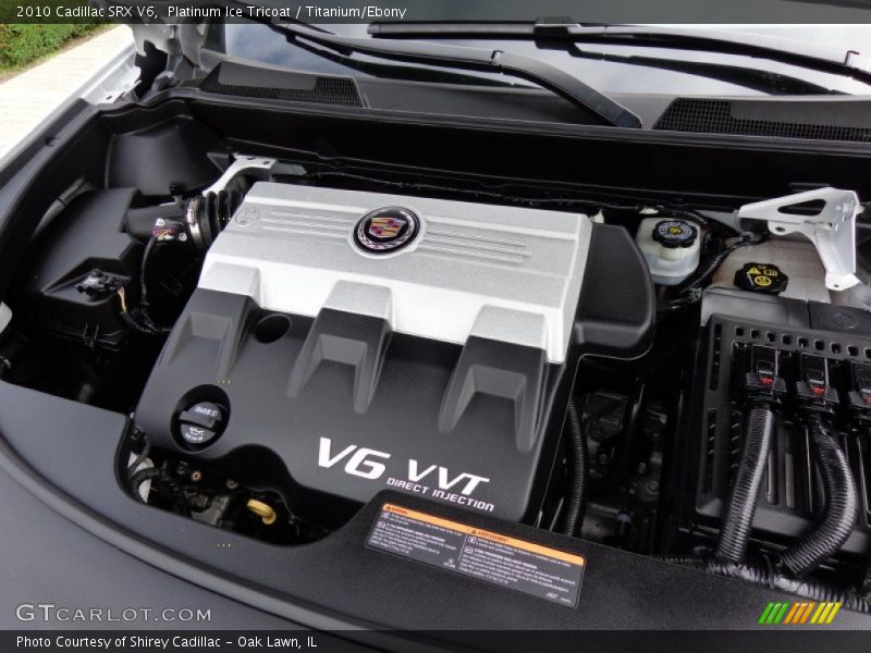Platinum Ice Tricoat / Titanium/Ebony 2010 Cadillac SRX V6