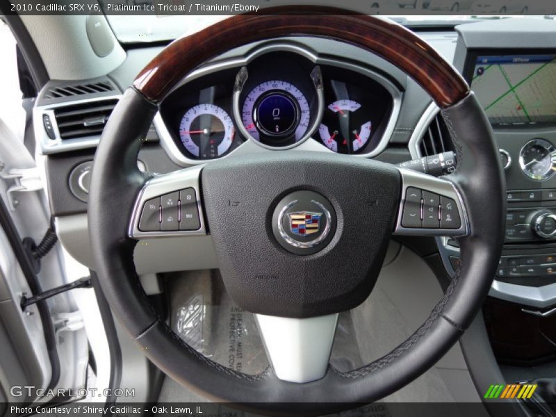 Platinum Ice Tricoat / Titanium/Ebony 2010 Cadillac SRX V6
