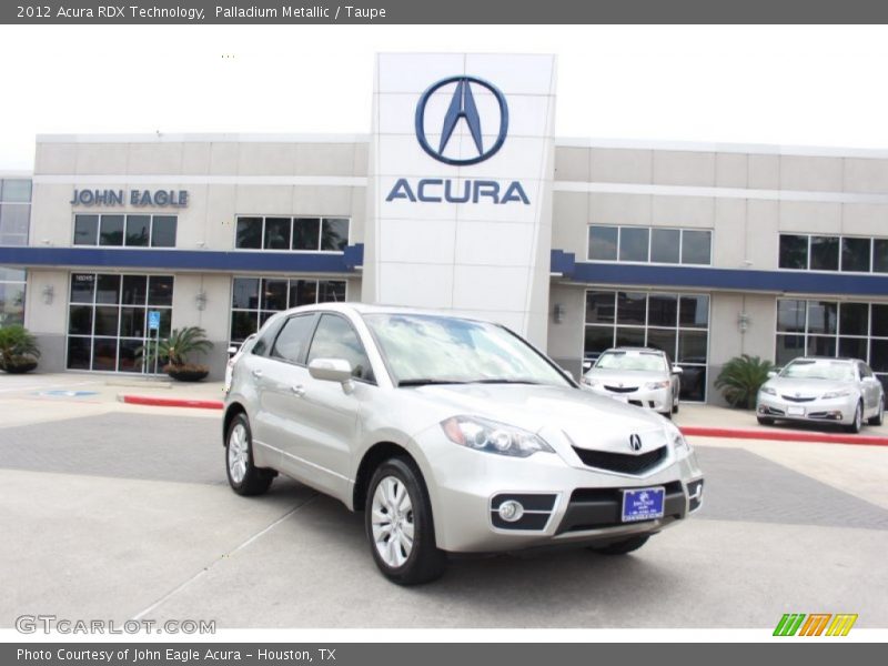 Palladium Metallic / Taupe 2012 Acura RDX Technology