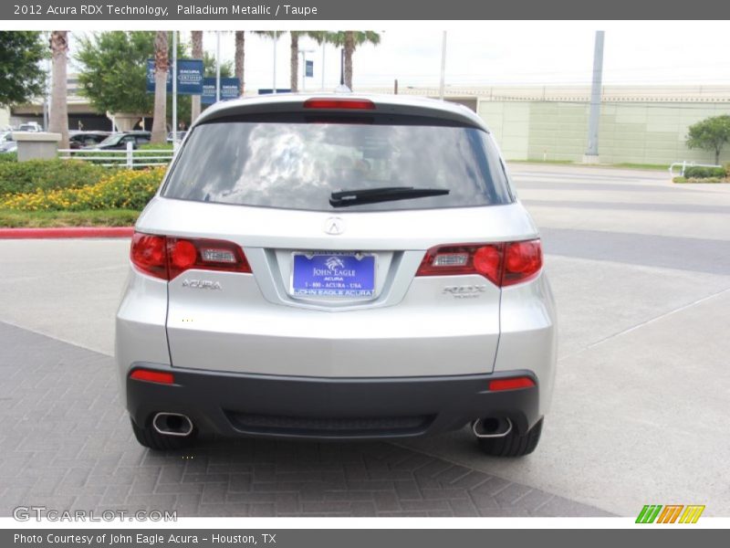 Palladium Metallic / Taupe 2012 Acura RDX Technology
