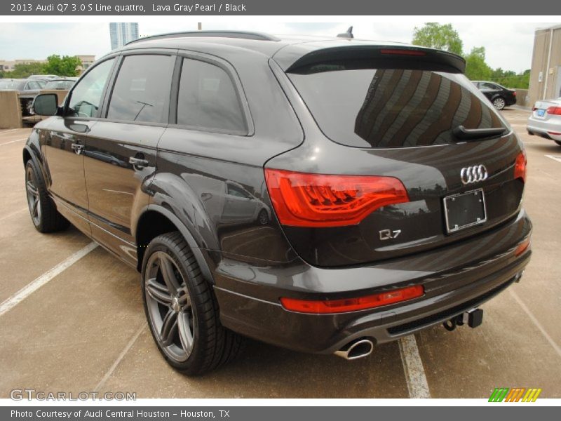 Lava Gray Pearl / Black 2013 Audi Q7 3.0 S Line quattro