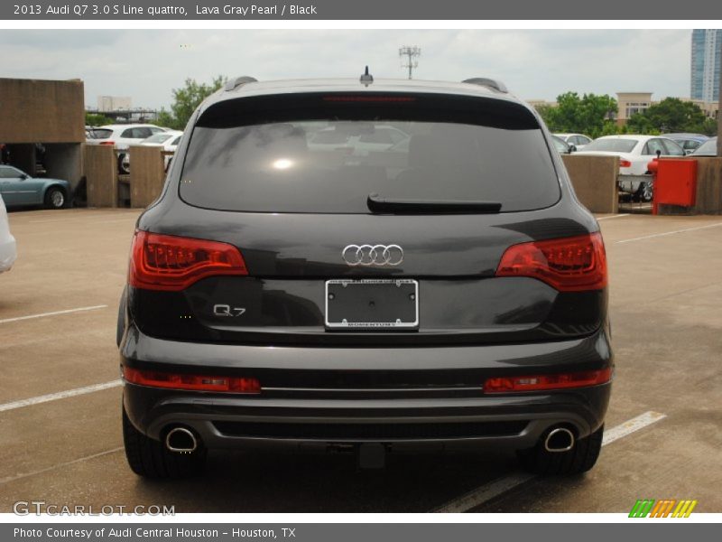 Lava Gray Pearl / Black 2013 Audi Q7 3.0 S Line quattro