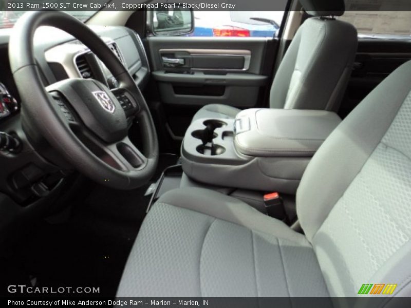 Copperhead Pearl / Black/Diesel Gray 2013 Ram 1500 SLT Crew Cab 4x4